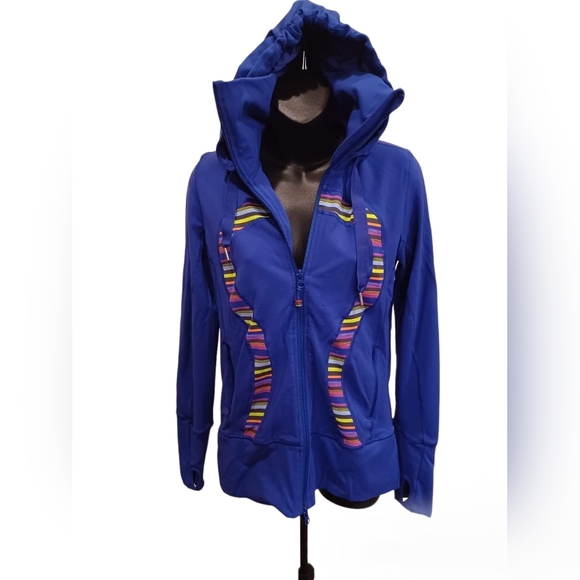 Lululemon Scooba Hoodie Royal Blue Size 8 - Picture 1 of 4